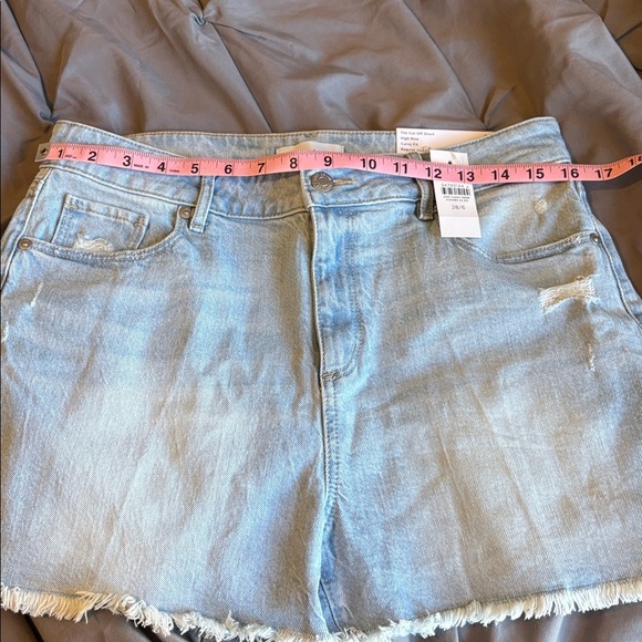 LOFT Light Wash Denim Jean Shorts - Picture 4 of 8